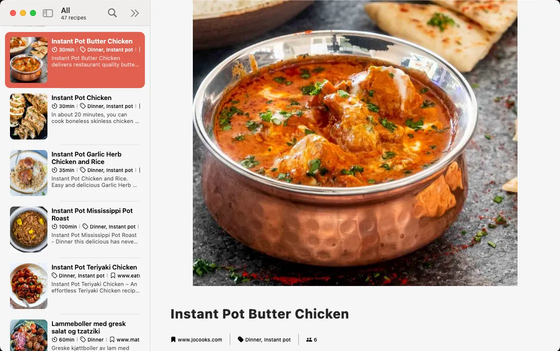 Screenshot of Mela Reader