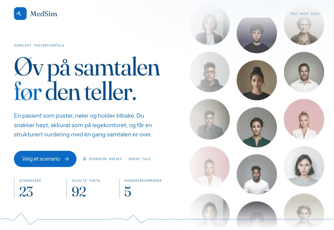 Screenshot of MedSim
