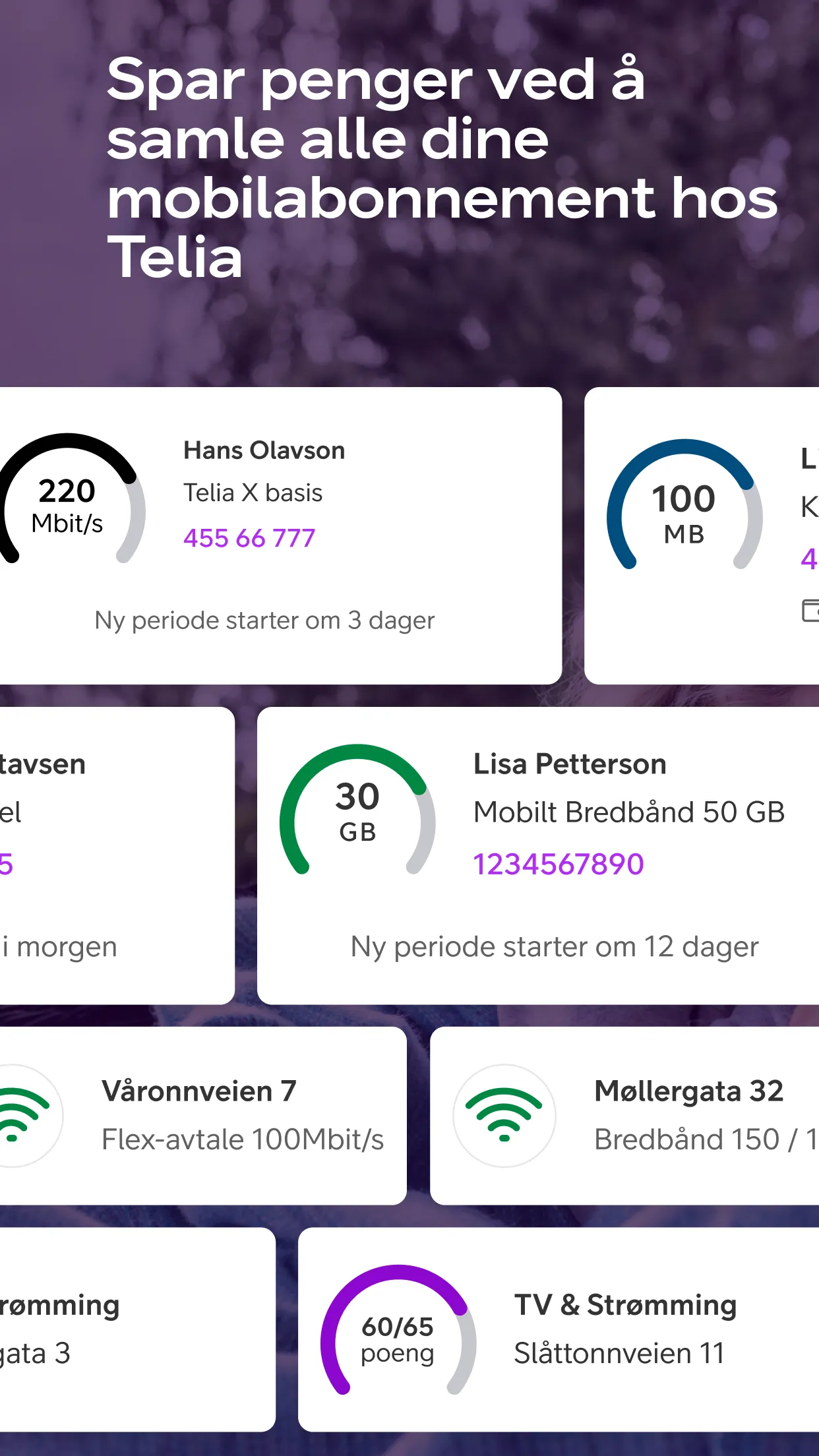 Telia App mobile screenshot 3